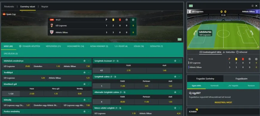 Élő fogadás stratégiák: Mire figyelj az in-play fogadások során?